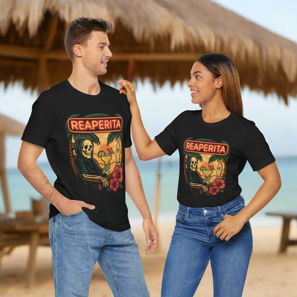 Reaperita Beach Bar Graphic Tee - Outlaws in Paradise