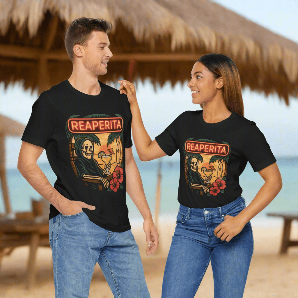 Reaperita Beach Bar Graphic Tee - Outlaws in Paradise - Thousand Year Co
