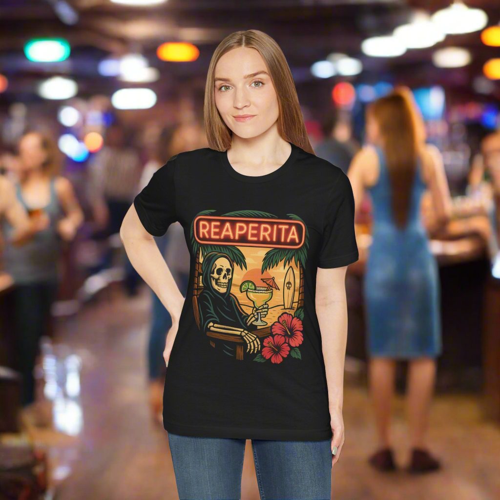 Reaperita Beach Bar Graphic Tee - Outlaws in Paradise