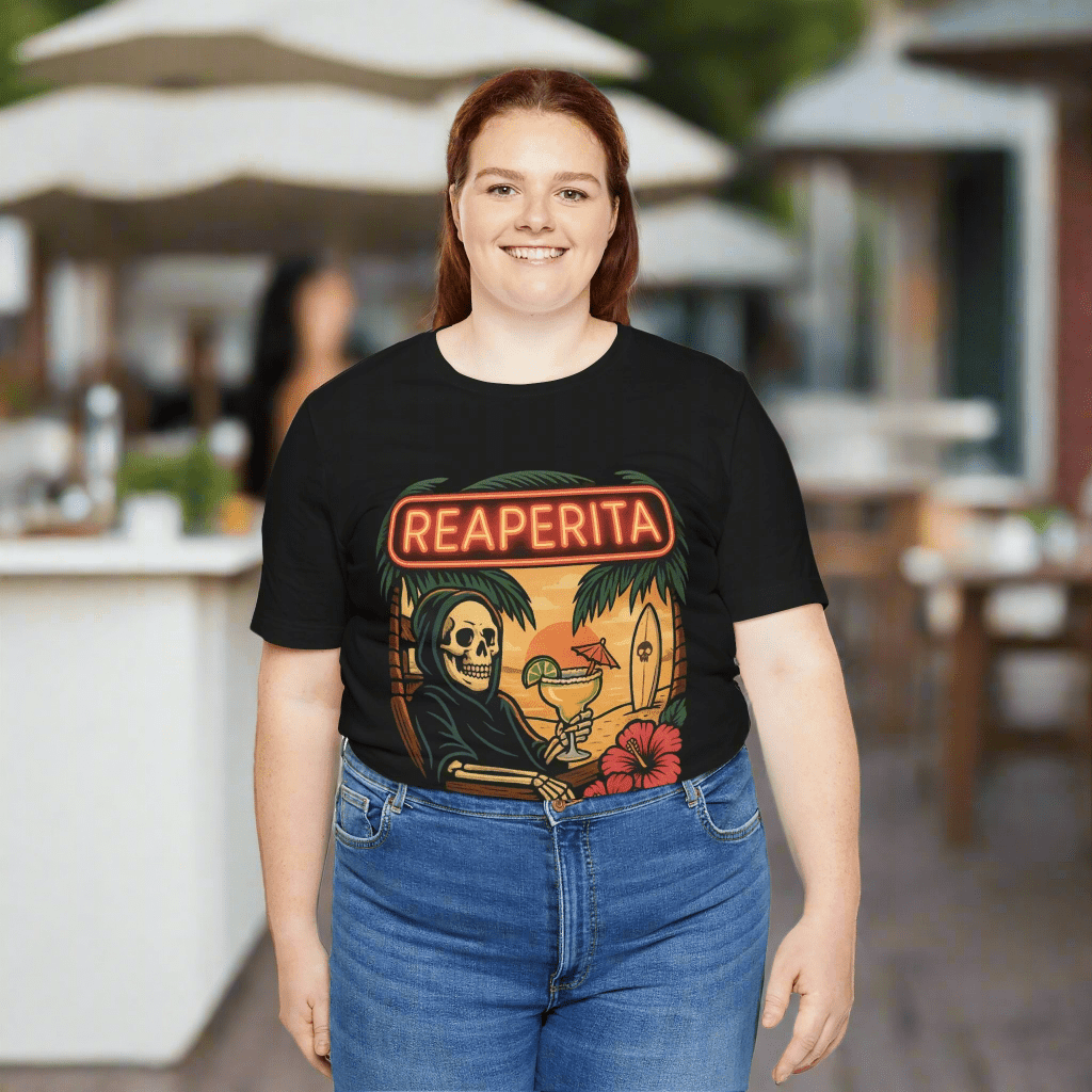 Reaperita Beach Bar Graphic Tee - Outlaws in Paradise - Thousand Year Co