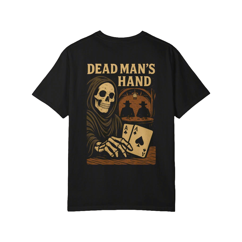 Dead Man’s Hand - Billy the Reaper × Aces of Death T Shirt - Thousand Year Co