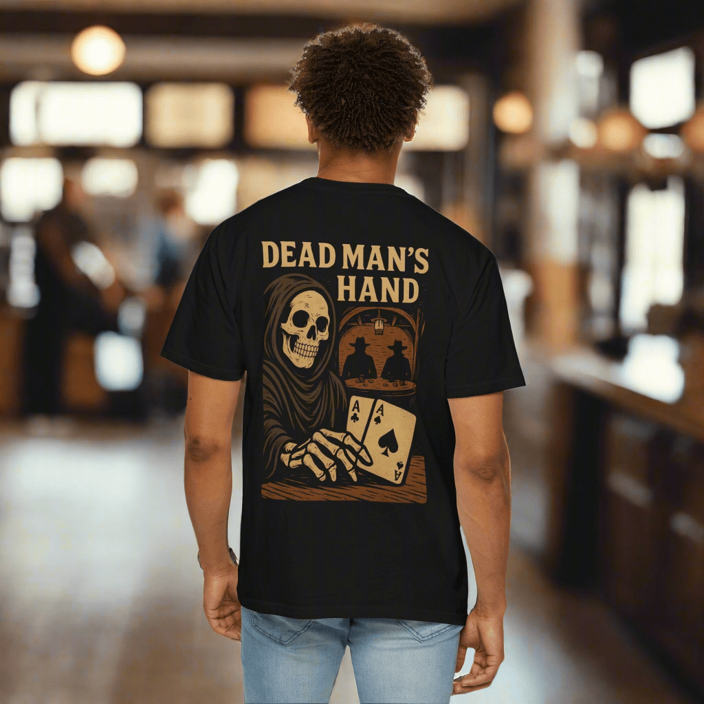 Dead Man’s Hand - Billy the Reaper × Aces of Death T Shirt - Thousand Year Co