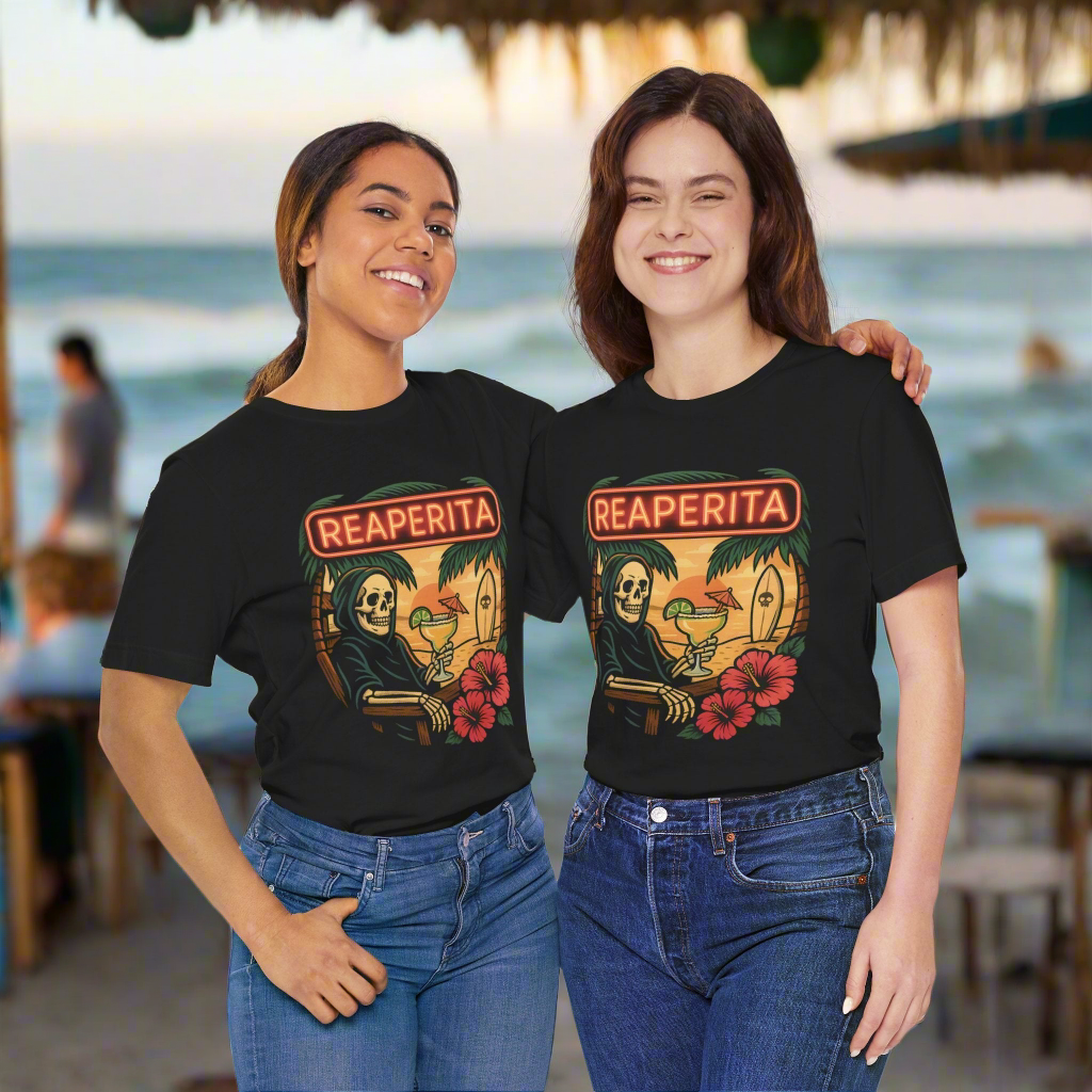 Reaperita Beach Bar Graphic Tee - Outlaws in Paradise