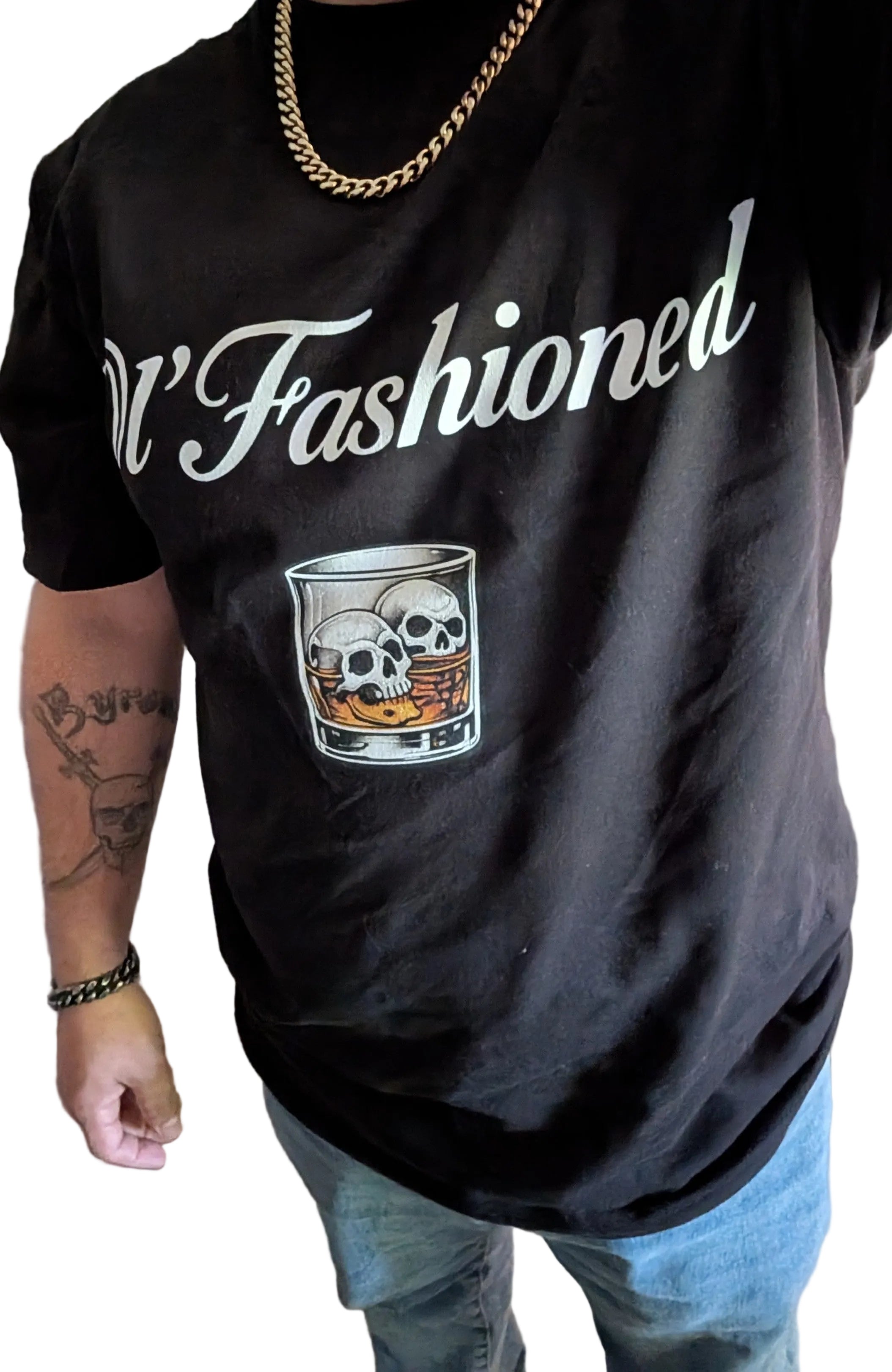 Ol' Fashioned Whiskey T-Shirt - Cocktail Graphic Tee
