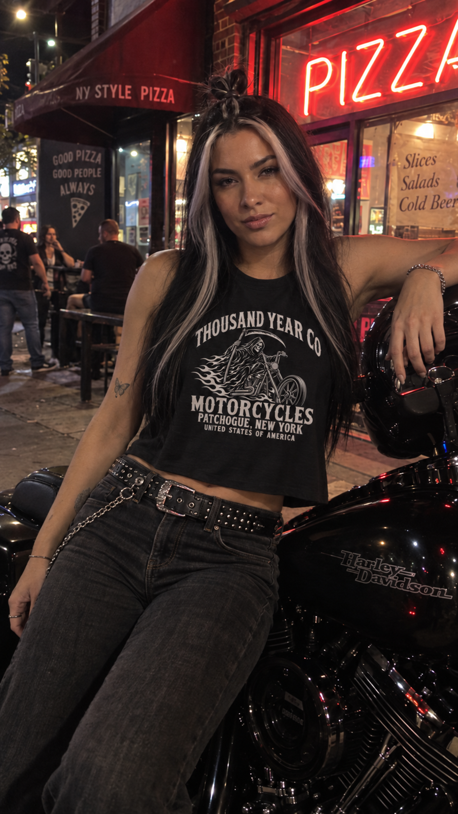Thousand Year Co Motorcycles - Crop Top Tank