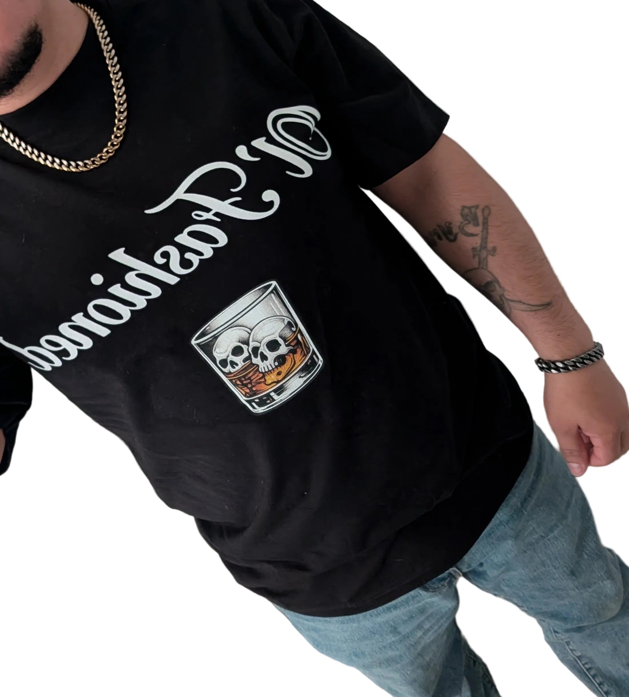 Ol' Fashioned Whiskey T-Shirt - Cocktail Graphic Tee