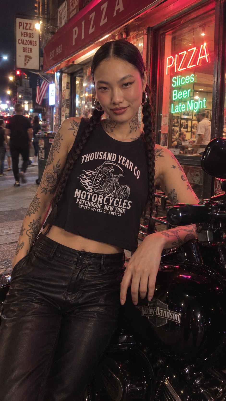 Thousand Year Co Motorcycles - Crop Top Tank
