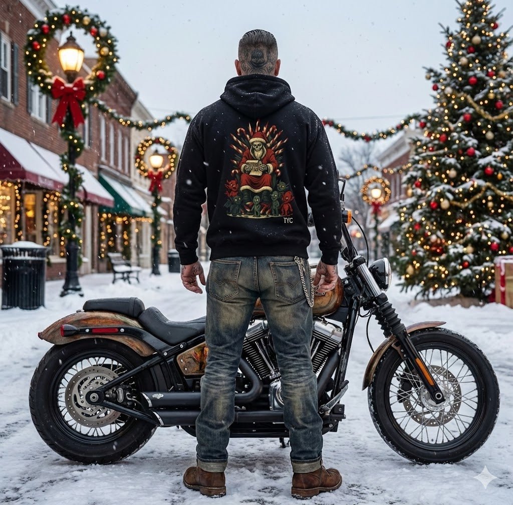 He’s Making a List – Midweight Hoodie - Thousand Year Co