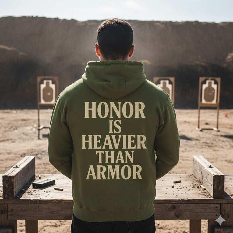 Honor Is Heavier Than Armor TYC Warrior Legends - Midweight Hoodie - Thousand Year Co